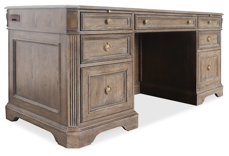 Sutter Executive Desk by Hooker Furniture at Esprit Decor Home Furnishings