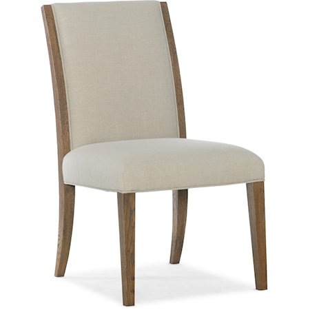 Casual Upholstered Side Chair