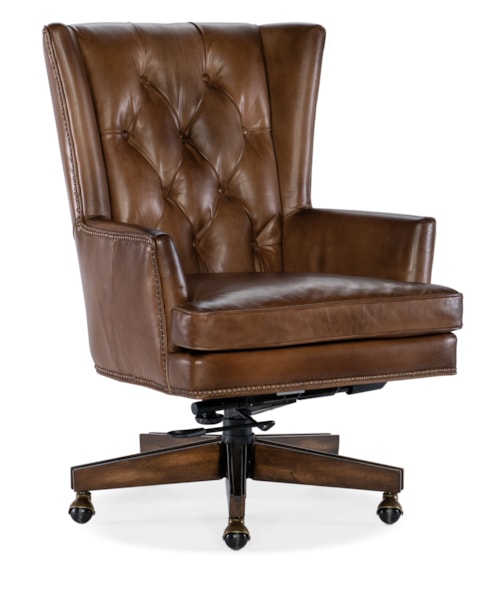 Traditional Executive Office Chair with Tufted Back