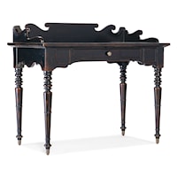 Traditional Writing Desk with Single Drawer