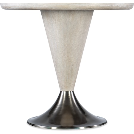 Contemporary Round Counter Height Dining Table