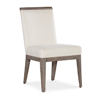 Contemporary Upholstered Dining Side Chair