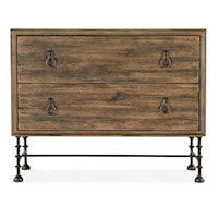 Casual 2-Drawer Bachelors Chest with USB Port