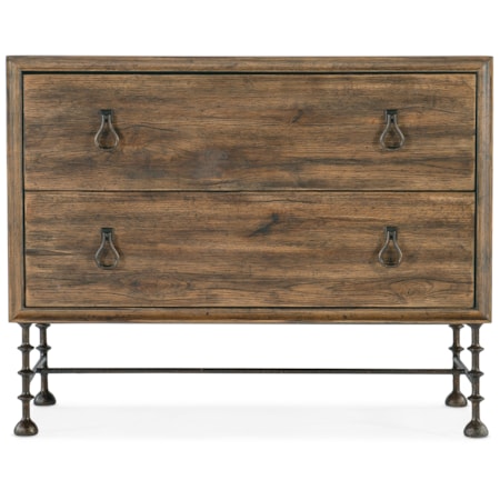 2-Drawer Bachelors Chest with USB Port
