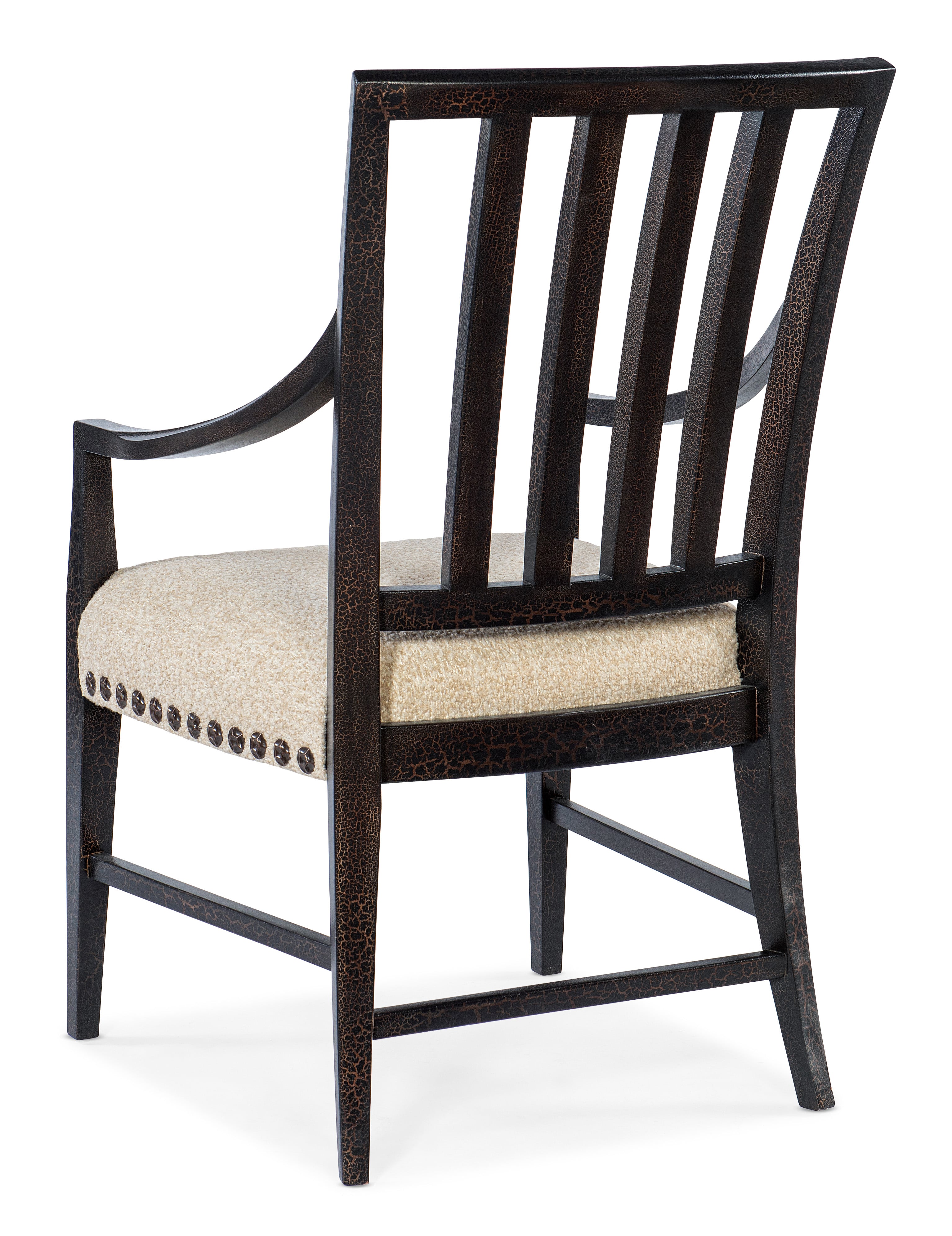 Arm Chair with Upholstered Cushion