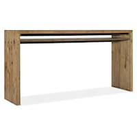 Casual Wood Top Console Table