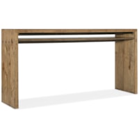 Casual Wood Top Console Table