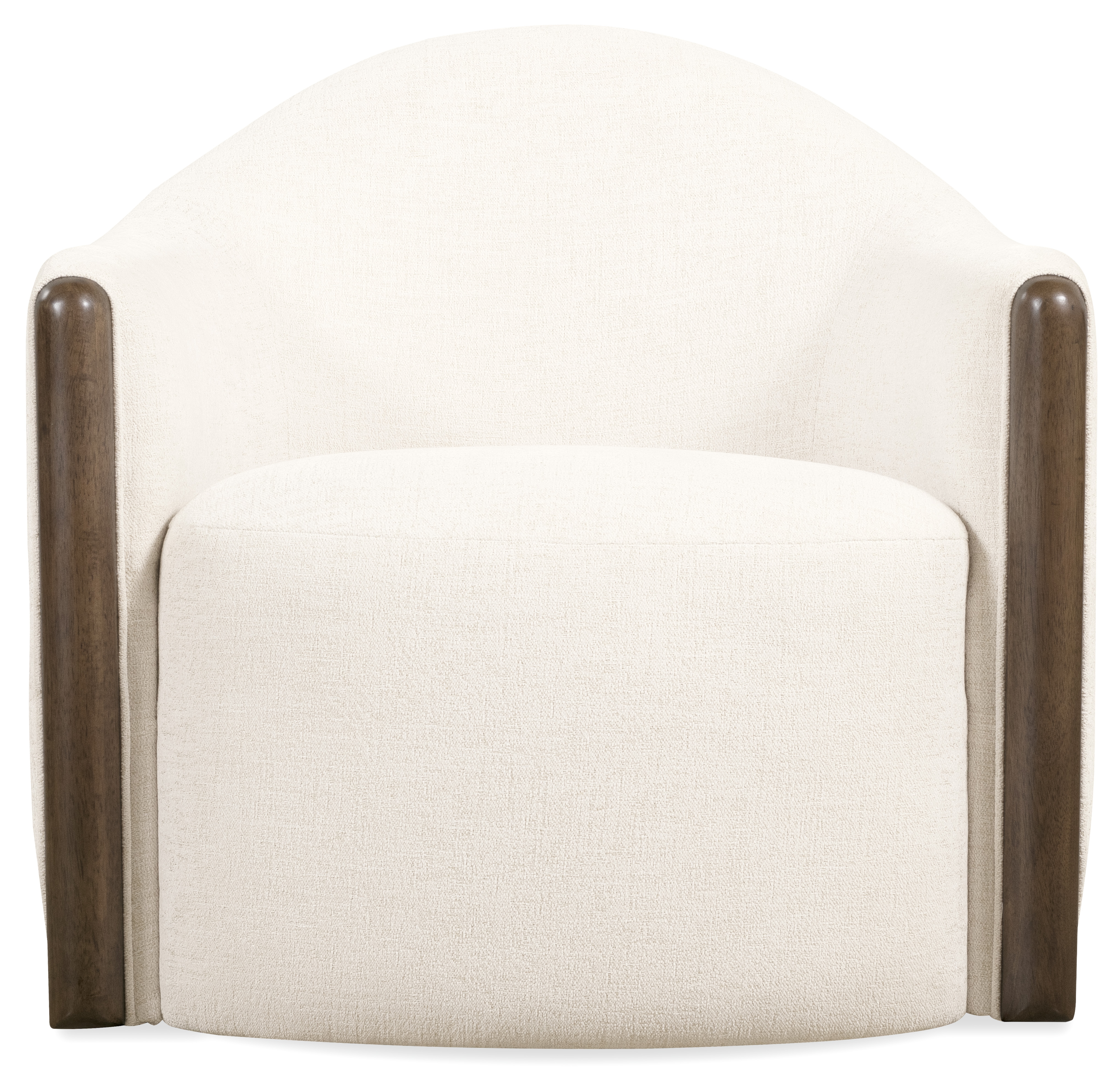 Hooker Furniture Cora Rounded Barrel-Back Swivel Chair