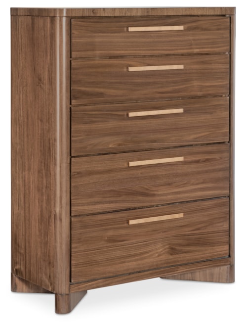 Transitional 5-Drawer Chest with Cedar Lined Drawers