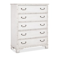 Traditional 5-Drawer Chest with Self-Closing Drawers