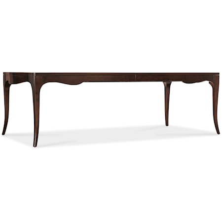 Transitional Rectangular Dining Table with 22" Leaf