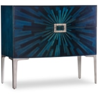 Transitional Accent Chest with Self-Closing Drawers