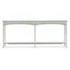 Hooker Furniture Charleston Console Table with Fixed Display Shelves