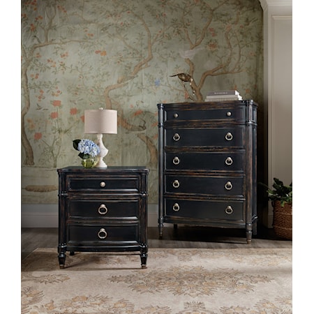 3-Drawer Nightstand