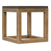 Casual Bark-Top End Table