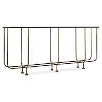 Transitional Metal Console Table