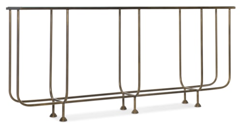 Transitional Metal Console Table