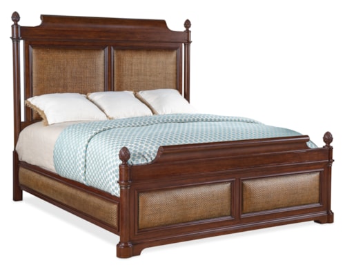 Contemporary King Panel Bed