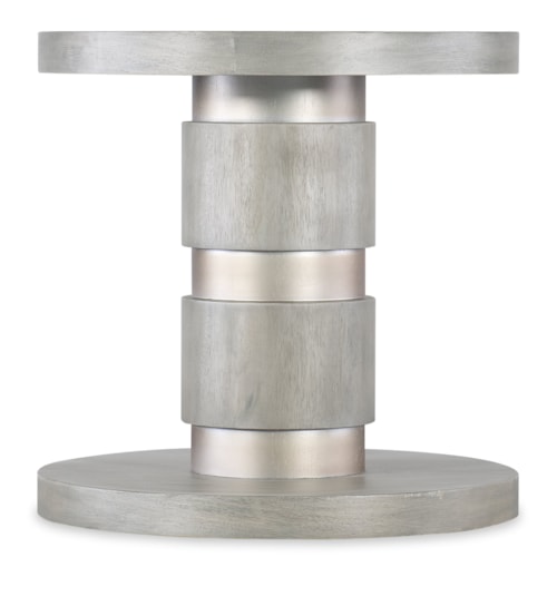 Contemporary Side Table with Hidden Casters