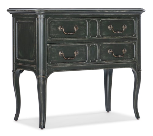 Traditional 2-Drawer Nightstand