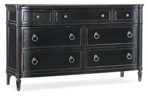 Traditional 7-Drawer Dresser