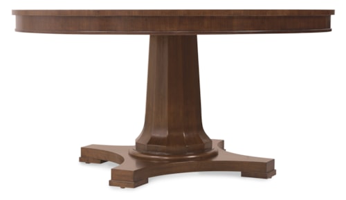 Traditional Round Pedestal Dining Table