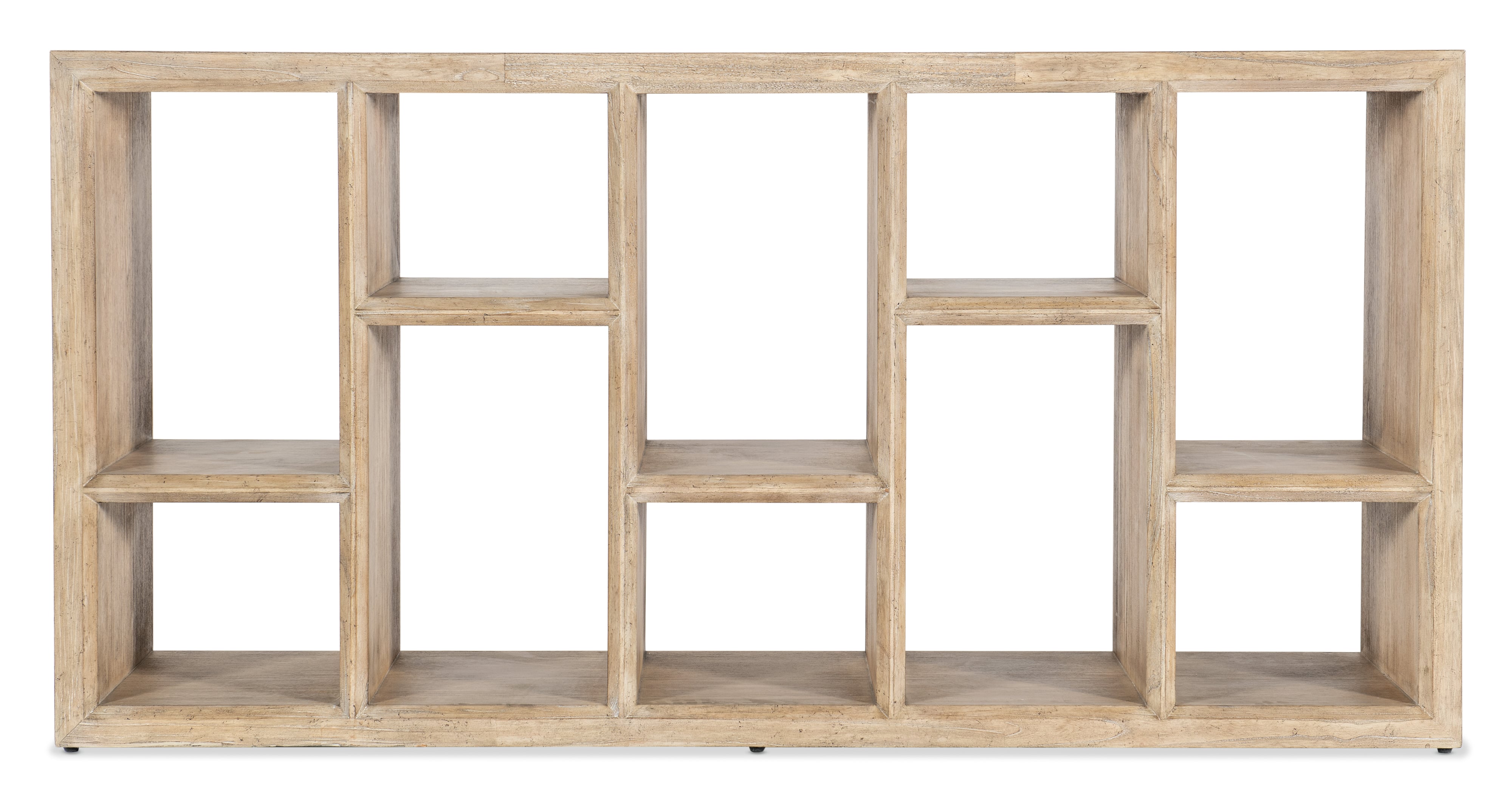 Hooker Furniture Commerce and Market Console Table with Open Storage