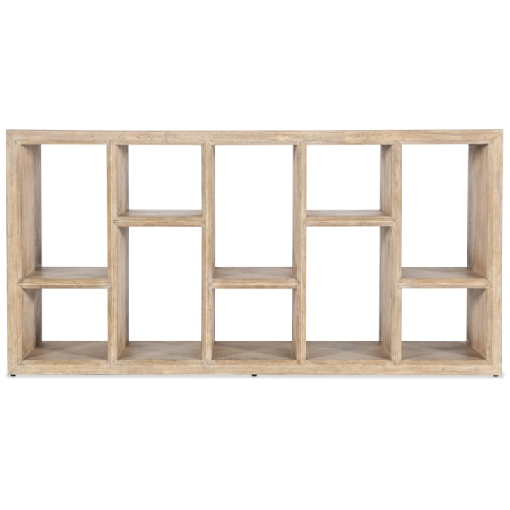 Hooker Furniture Commerce and Market Console Table with Open Storage