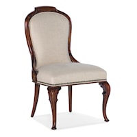 Traditional Upholstered Dining Side Chair