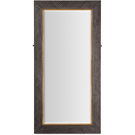 Casual Floor Mirror with Jewelry Storage