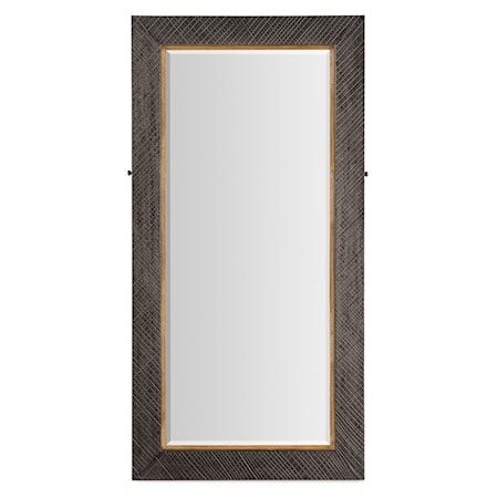 Floor Mirror with Jewelry Storage