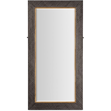 Floor Mirror with Jewelry Storage