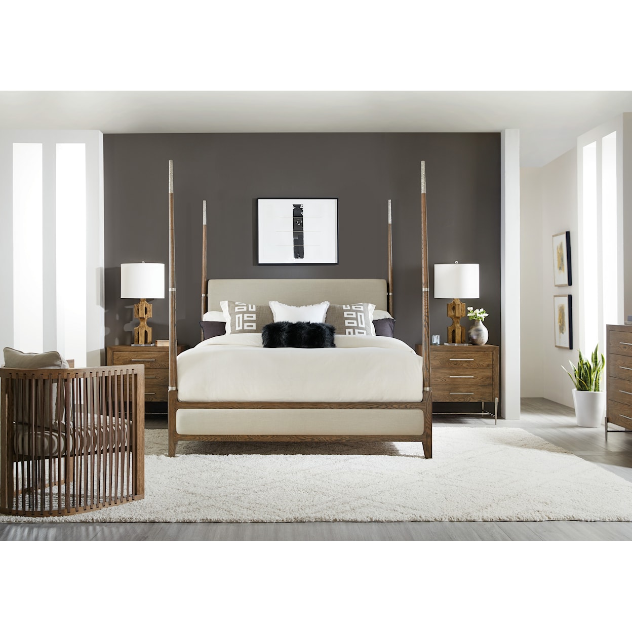 Hooker Furniture Chapman Queen 4-Piece Bedroom Set