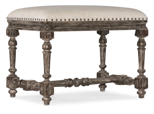 Traditional Upholstered Accent Bench