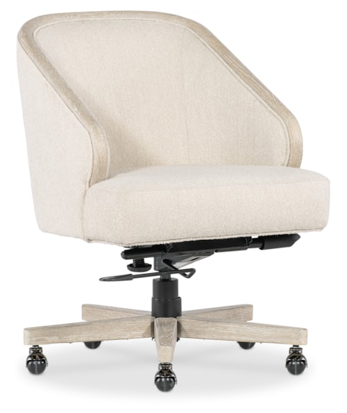 Contemporary Executive Swivel Tilt Chair with Casters