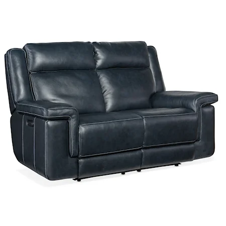 Lay Flat Power Loveseat with Power Headrest & Lumbar