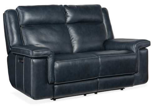 Lay Flat Power Loveseat with Power Headrest & Lumbar