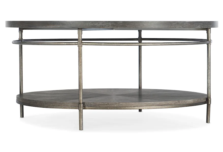 5903-80 Round Cocktail Table by Hooker Furniture at Miller Waldrop Furniture and Decor