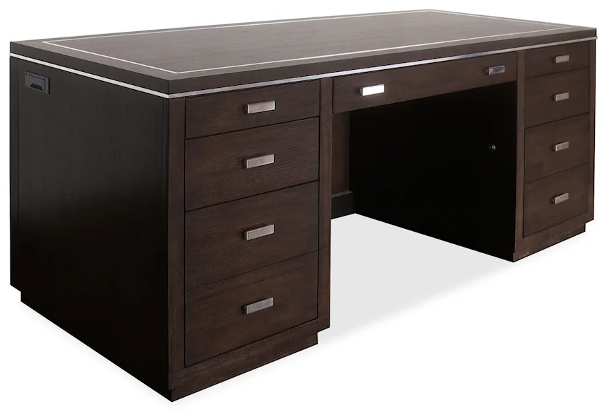 House Blend Junior Executive Desk by Hooker Furniture at Virginia Furniture Market