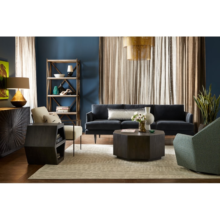 Hooker Furniture Commerce and Market Hexagonal Honeycomb End Table