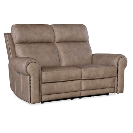 Power Loveseat w/Power Headrest & Lumbar