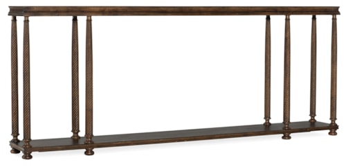 Traditional 76 Inch Console Table