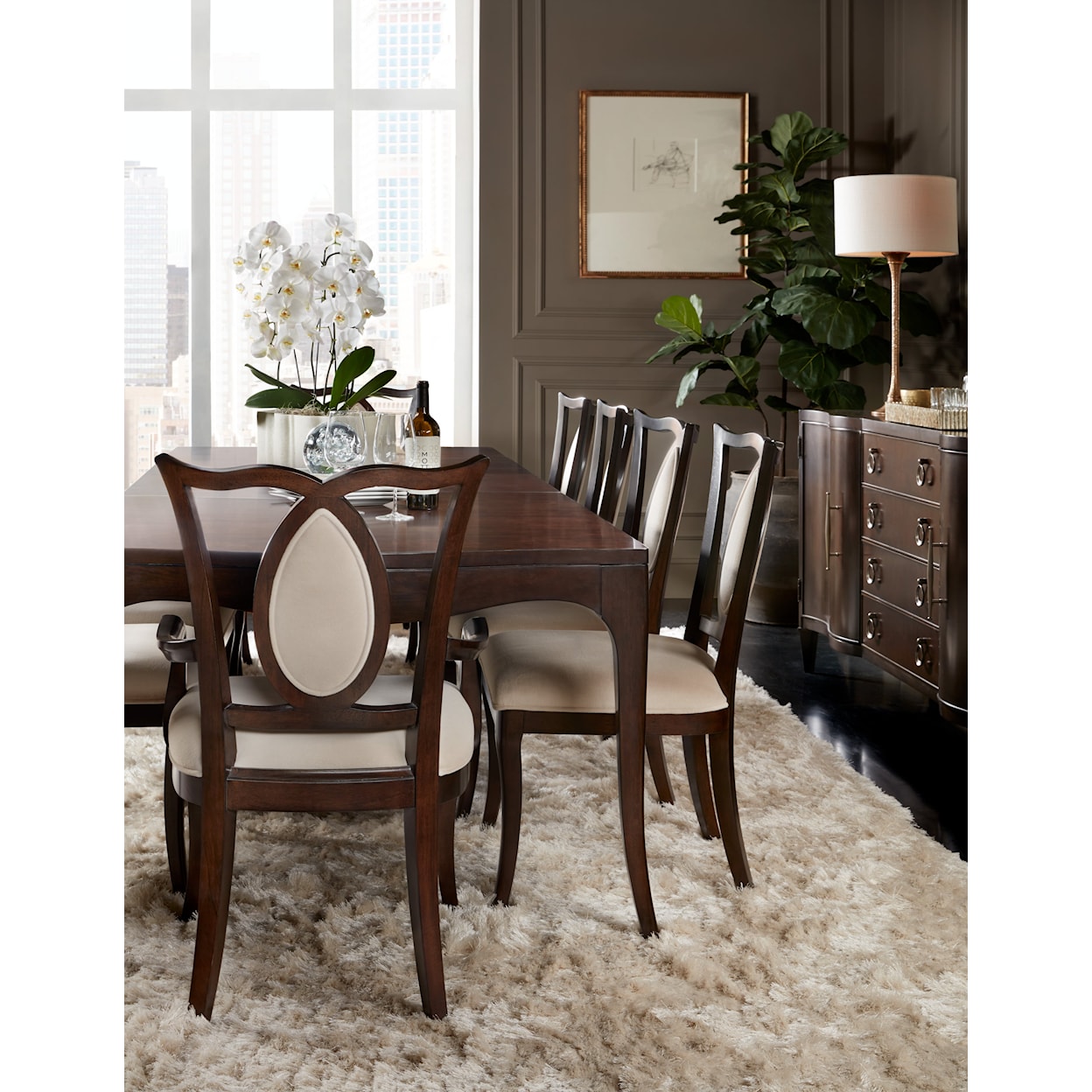 Hooker Furniture Bella Donna Rectangular Dining Table