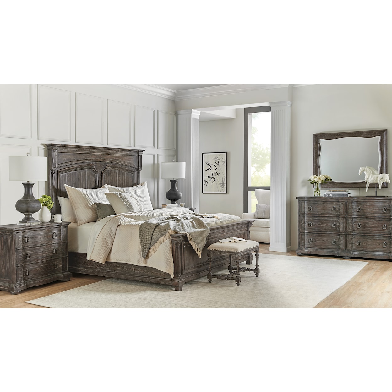 Hooker Furniture Traditions King Bedroom Set