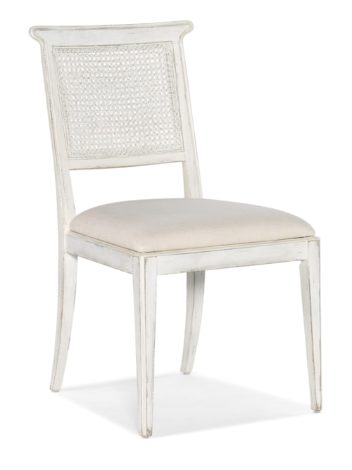 Traditional Dining Side Chair with Upholstered Seat