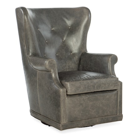 Mai Wing Swivel Club Chair