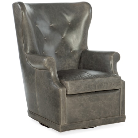 Mai Wing Swivel Club Chair