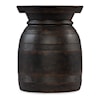 Hooker Furniture Big Sky Black Round-Top Urn Spot Table