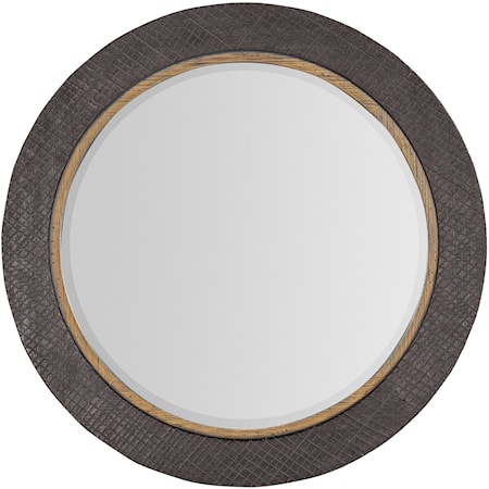 Casual Round Accent Mirror