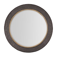 Casual Round Accent Mirror